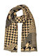 Frauen Wollschal Beige