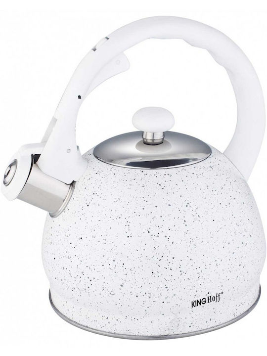 KING Hoff Kettle Stainless Steel White 2000ml