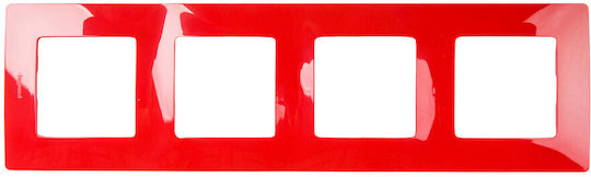 Legrand Niloe Wechselrahmen in Roter Farbe 665024