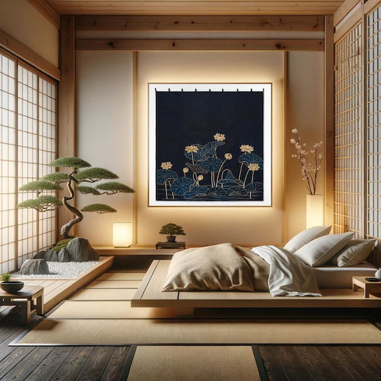 Temple Painting Fabric 120x120cm