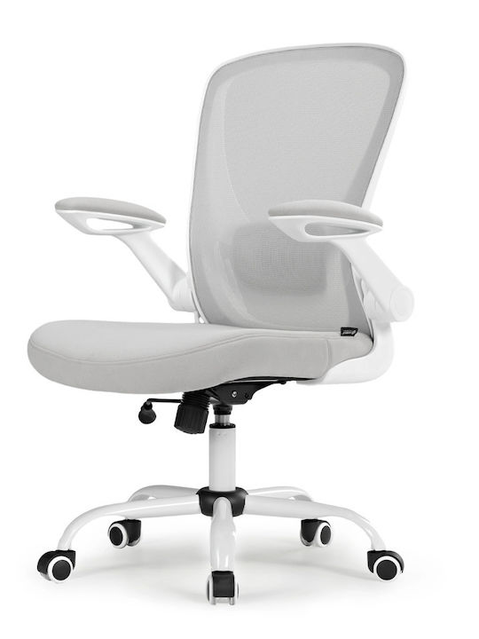 Office Chair with Adjustable Arms Grey Eureka E...