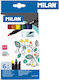 Milan Markere 4mm albastru 6buc