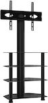 vidaXL 358181 TV Mount Floor up to 70" and 45kg Black