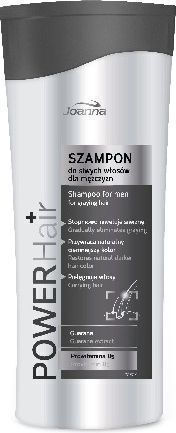 Joanna Men Power Hair for Grey Hair Σαμπουάν Ενυδάτωσης & Διατήρησης Χρώματος για Όλους τους Τύπους Μαλλιών 200ml