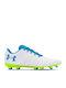 Under Armour Magnetico Select Pantofi de Fotbal cu crampoane Albe