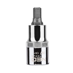 Neo Tools Bit-Stecknuss mit Inbusschlüssel-Bit und Antriebsvierkant 1/2'' Größe H7x55mm 1Stück