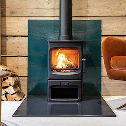Charnwood Aire 3 Low Stand Κεραμική Ξυλόσομπα Αερόθερμη Μαύρη