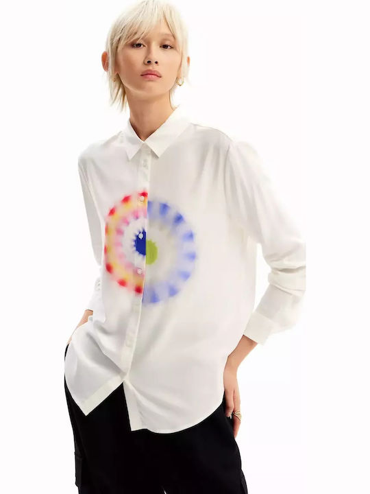 Women's Long Sleeve Shirt White