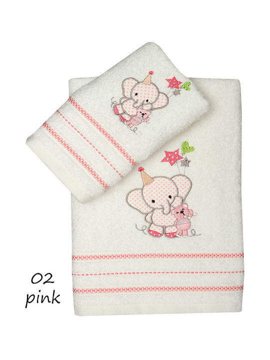 Sunshine Set of baby towels 2pcs Pink