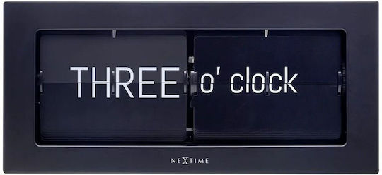 Nextime Nextime Tischuhr Digital Metallisch Schwarz 5229ZW