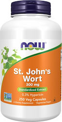 Now Foods St. John's Wort 300mg Βαλσαμόχορτο 250 φυτικές κάψουλες