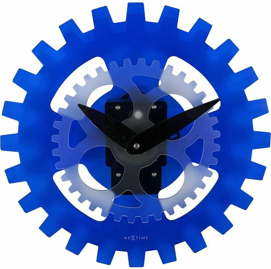 Nextime Ρολόι Τοίχου Μπλε Ø35cm