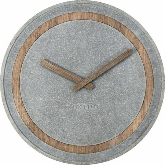 Nextime Ρολόι Τοίχου Γκρι