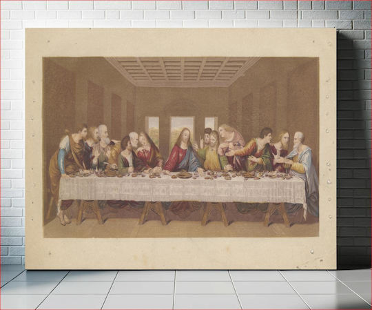 Last Supper Tablou pe Pânză 80x50cm