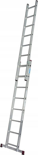 Krause Vielfachzweckleiter aus Aluminium 2x8 mit maximaler Höhe von 4.85m