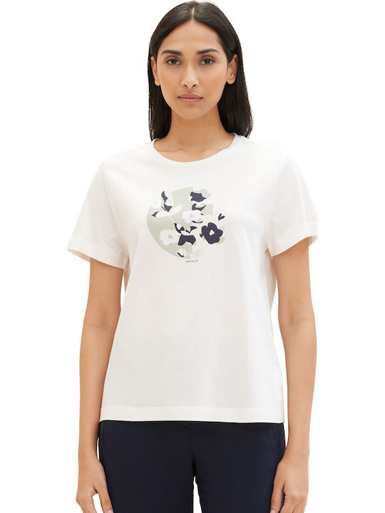 Tom Tailor Women's T-shirt White