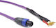 Melodika Καλώδιο Ηχείου 2x Spade - Speakon male 6m