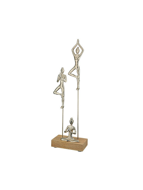 ArteLibre Decorative Figure made of Metal 9x15.5x51cm 1pcs