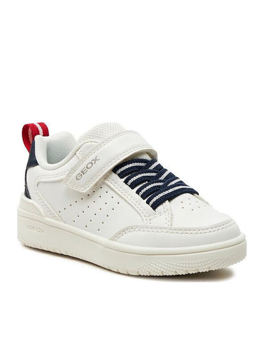 Geox J Washiba Kids Sneakers with Scratch White