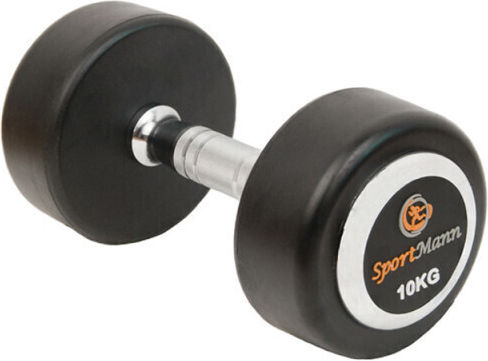 Sportmann Дъмбел Кръгла Гумен 1 x 10кг