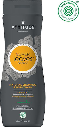 Attitude Men Sports 2 in 1 Shampoos für Alle Haartypen 473ml