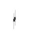 Modern Lamp Wall with Integrated LED and Warm White Light Black 5x8.5x35cm