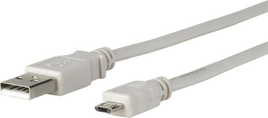 Microconnect Regulär USB 2.0 auf Micro-USB-Kabel Gray 5m (USBABMICRO5G) 1Stück