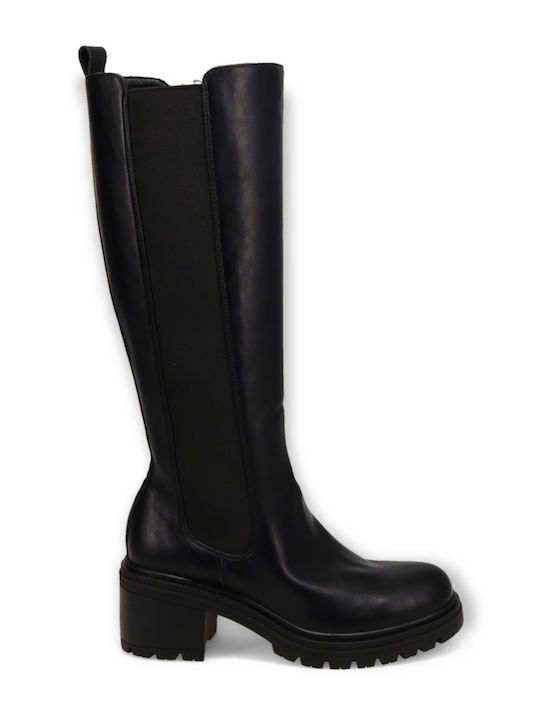 Camille Women's Boots with Zipper Black