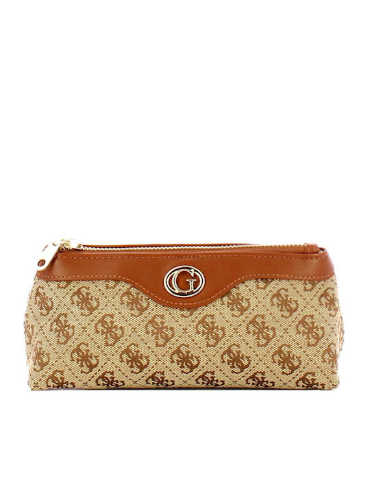 Guess Toiletry Bag in Brown color