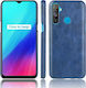 3 Задна корица Пластмаса Водоустойчив Син (Realme C3)