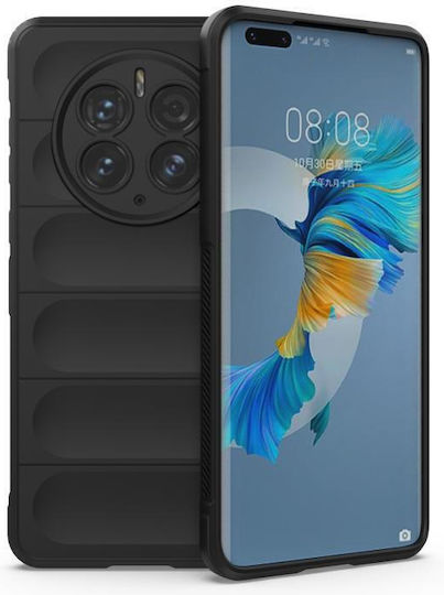 Umschlag Rückseite Silikon Schwarz (Huawei Mate 50 Pro)