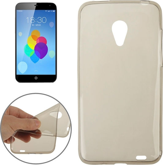 Задна корица Силикон / Пластмаса 0.7мм Прозрачен (Meizu MX3)