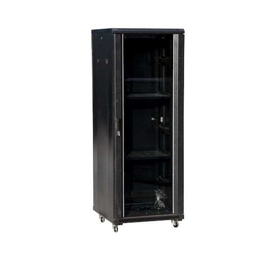Q-Lantec Καμπίνα Rack 42U xcm SS-42U-800-800-01-C