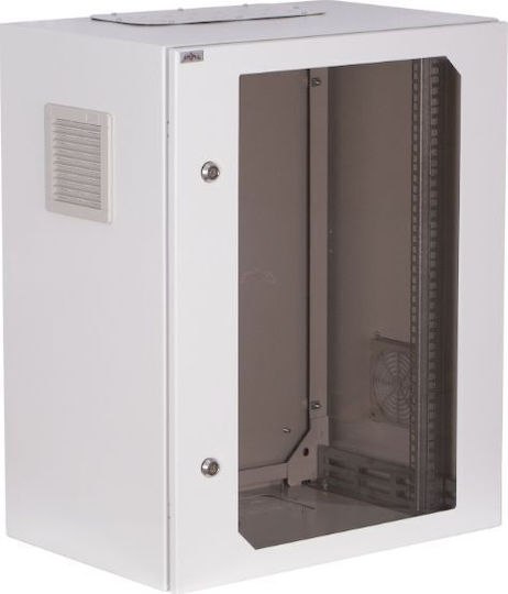 Sabaj Wandmontiert Rack-Schrank 15U 60x60cm Gray SWK19-15U-60-DS-W
