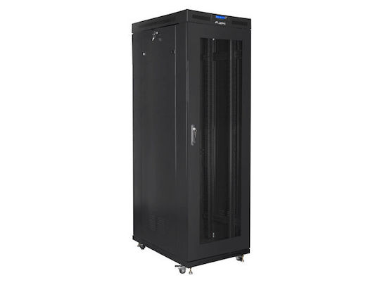 Lanberg Boden Rack-Schrank 42U Schwarz FF01-8042-23BL