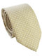 E-Ties Men's Tie Silk Printed in Beige Color