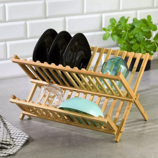 KING Hoff Στραγγιστήρι Νεροχύτη Ξύλινο Μπεζ 40x33x24cm KING Hoff Στραγγιστήρι Νεροχύτη Ξύλινο Μπεζ 40x33x24cm
