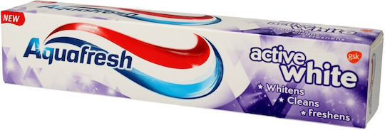 Aquafresh Active White 3in1 Зъбна паста за Избелване 125мл