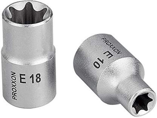 Proxxon Καρυδάκι Torx με Καρέ Υποδοχής 1/2" Μέγεθος E18