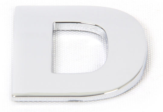 Tpster Auto-Buchstaben Aufkleber 3cm in Silber Farbe 1Stück
