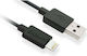 Thermaltake USB-A to Lightning Cable Μαύρο 1m (PO-APP-PCL1BK-00)