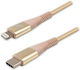 Logo Collection USB-C to Lightning Cable Gold 2m