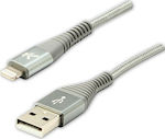 Logo USB-A zu Lightning Kabel Gray 2m