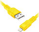 Orno Regular USB-A la Cablu Lightning 29W Galben 0.9m (CABEXCWHPLIGH0.9NMIX)