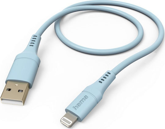 HAMA USB-A zu Lightning Kabel Blau 1.5m (2015660000)