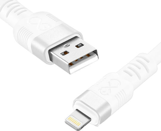 Orno USB-A zu Lightning Kabel 12W Weiß 2m (CABEXCWHPLIGH2.0DMIX)