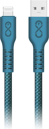 Orno USB-A zu Lightning Kabel 30W Blau 0.9m (CABEXCIMMOUALI0.9MIX)
