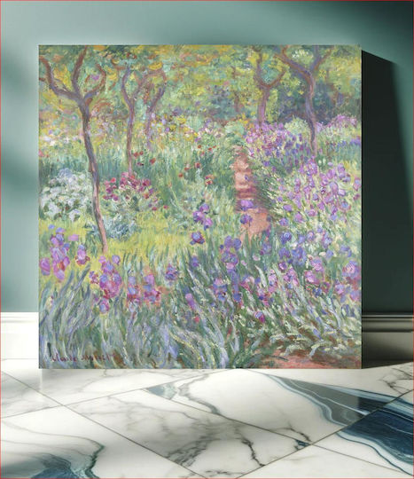 Artist’s Garden Painting on Canvas 50x50cm