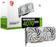 MSI GeForce RTX 4070 Super 12GB GDDR6X Ventus 2X OC White Graphics Card