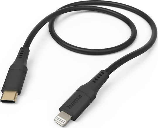 HAMA USB-C to Lightning Cable Μαύρο 1.5m 00201573